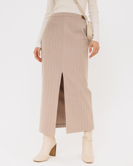 Юбка миди с разрезом LZ Djersy