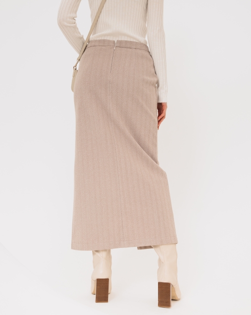 Юбка миди с разрезом LZ Djersy