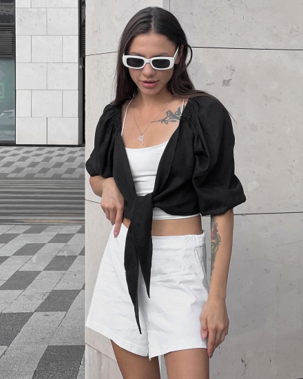 Шорты LZ коллекция Лён, белый