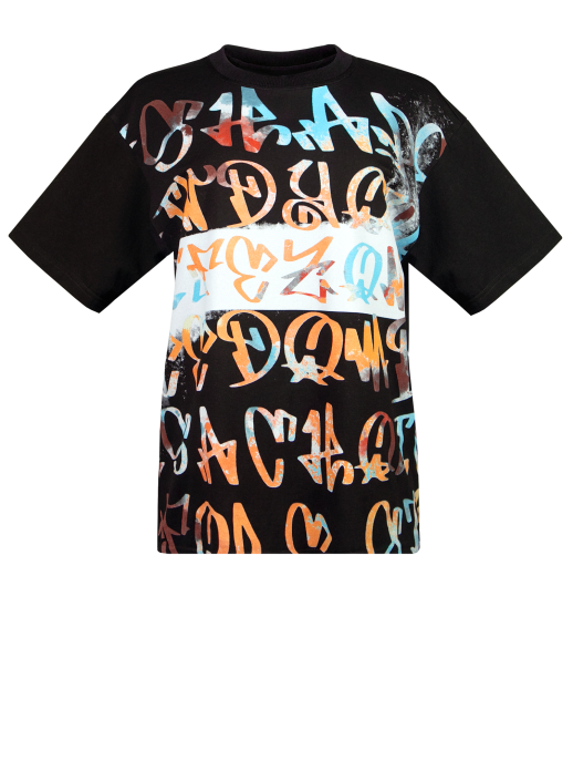 Футболка LZ Graffiti принт, черный