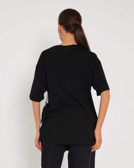 Футболка LZ Graffiti принт, черный