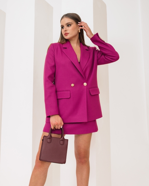Пиджак LZ OVERSIZE Fuchsia, фуксия