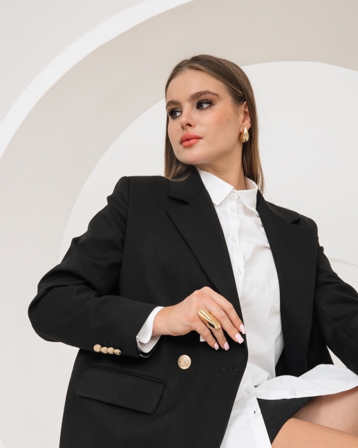 Пиджак LZ OVERSIZE Prada, черный